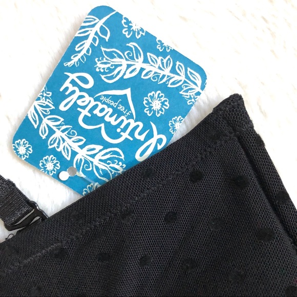 Free People Sierra Bandeau Black Color Size XS - Picture 6 of 11